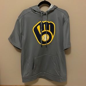 Brewers Short Sleeve Hoodie